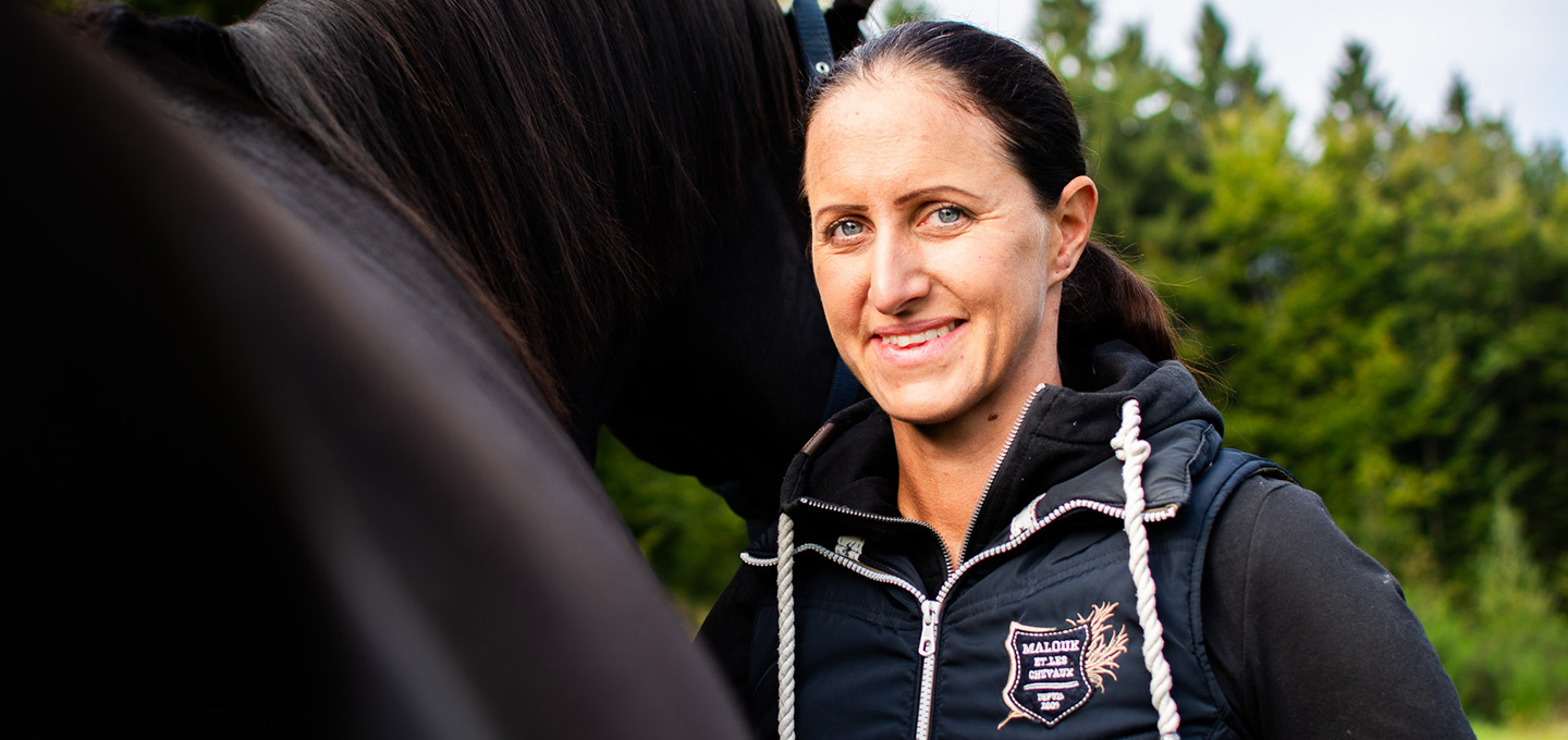 Angelika Anzinger, Eigentümerin und Reitlehrerin am Kroneggerhof - Niederösterreich